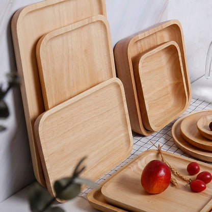 Wooden Japanese-Style Dinnerware