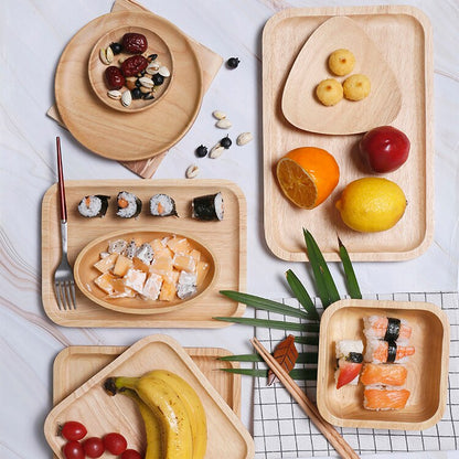 Wooden Japanese-Style Dinnerware