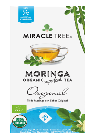 Miracle Tree Organic Moringa Tea - Original 25 Bags