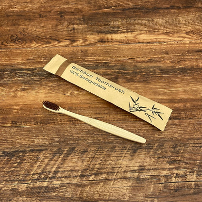 Bamboo Biodegradable Toothbrush - 1Pcs