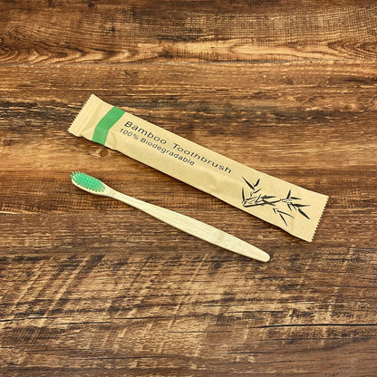 Bamboo Biodegradable Toothbrush - 1Pcs