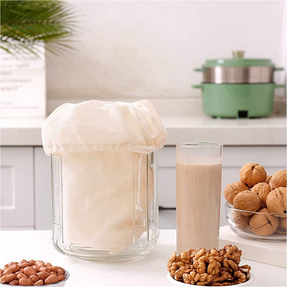 Organic-Reusable Cotton Cheesecloth/Nut Milk Bag