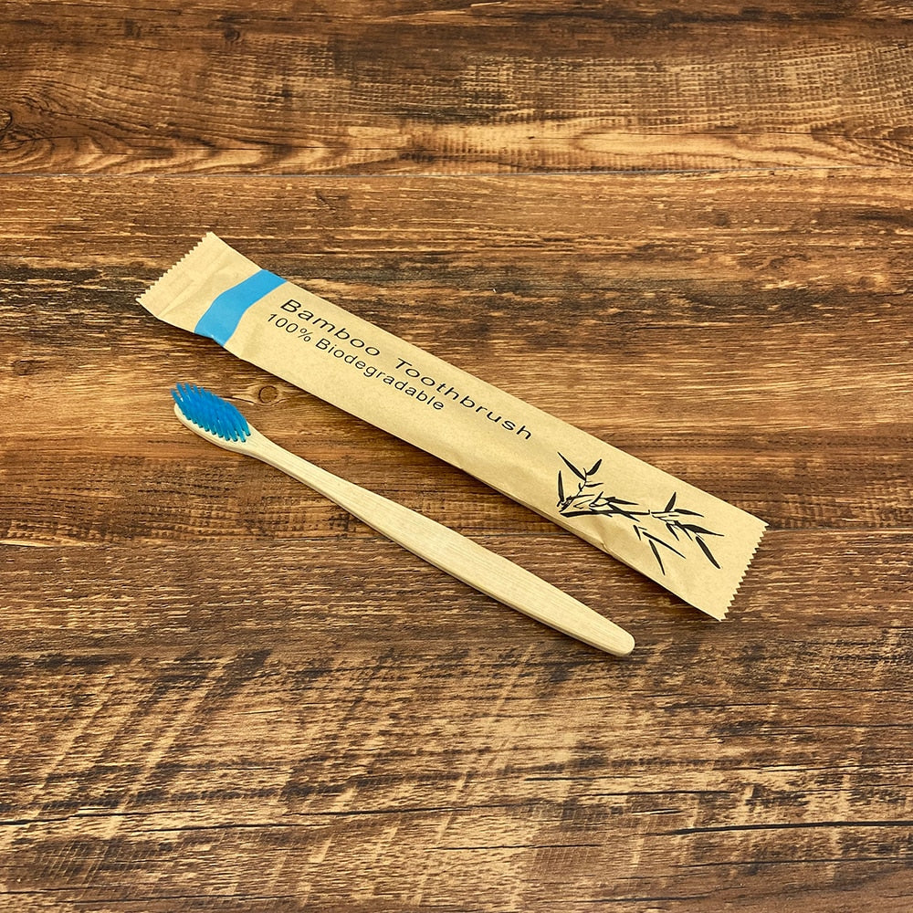 Bamboo Biodegradable Toothbrush - 1Pcs