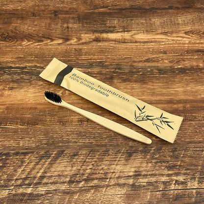 Bamboo Biodegradable Toothbrush - 1Pcs