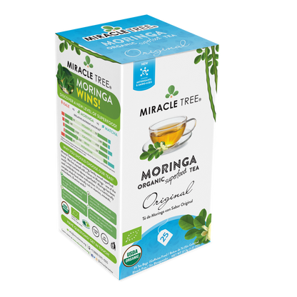 Miracle Tree Organic Moringa Tea - Original 25 Bags