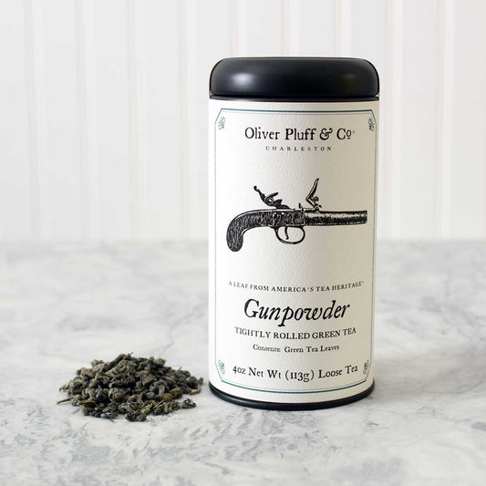 Oliver Pluff & Co. Gunpowder Loose Green Tea - 4 oz