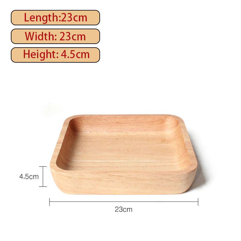 Wooden Japanese-Style Dinnerware