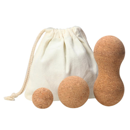 Cork Massage Ball Set